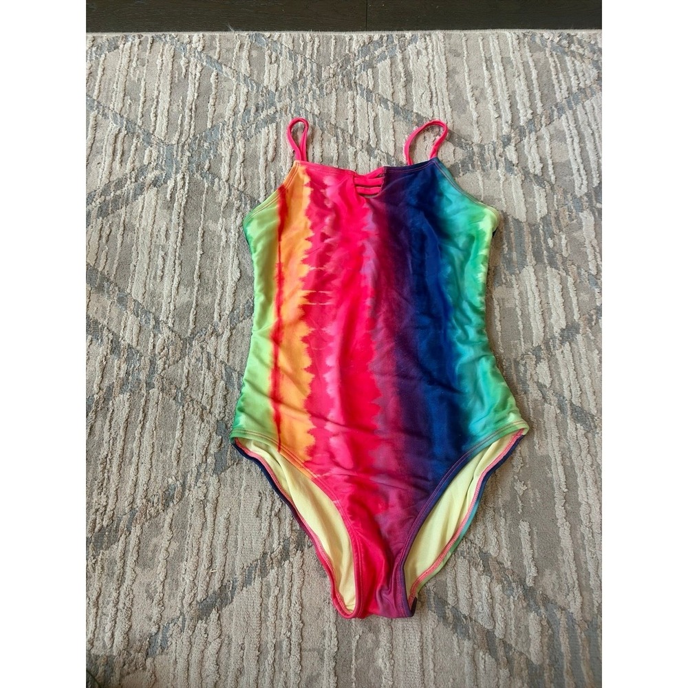 cat and jack girls swimsuit bathing suit swimming one piece large